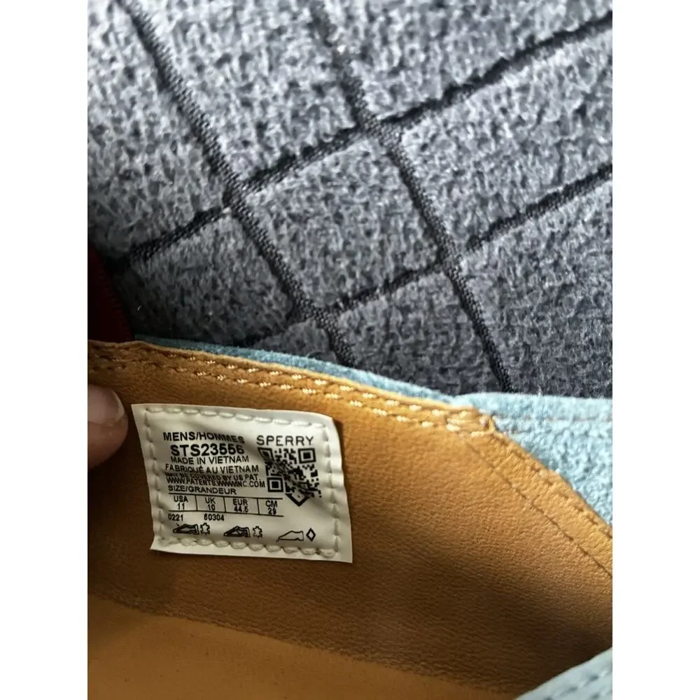 Sperry Men’s Gold Plushwave Cabo Slip On - Blue Nubuck
